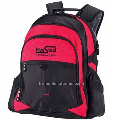Carry-all Backpack -Red/Printed