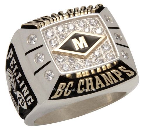 Champion Jumbo Top with multiple stone settings jewelry