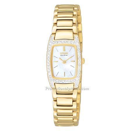 Citizen Eco-Drive Lady's Stainless Steel Gold Tone