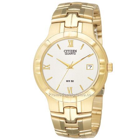 Citizen Quartz Gent's - Stainless Steel Gold-Tone