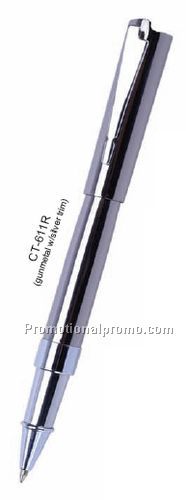 City Roller Pen - Gunmetal/Silver Trim