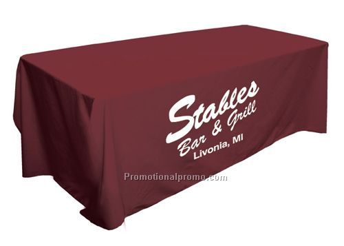 Colors Table Cloth / Table Throw / Table cover, 6 ft table Tradeshows