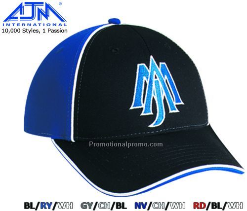 Constructed Contour Edge IX Style. Cotton Drill, 6 Panel Caps