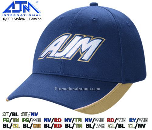 Constructed Contour Edge XV. Polycotton, 6 Panel Caps