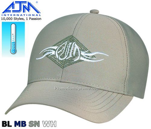 Constructed Contour Style. Dupont Coolmax Active, 6 Panel Caps