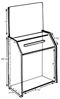 Deluxe Ballot Box with HEADER