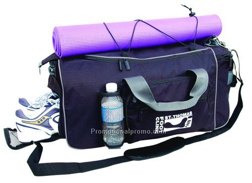 Deluxe duffle - Black / grey trim