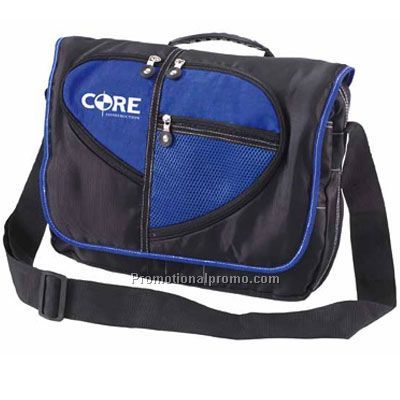 Document Bag -Blue/Printed