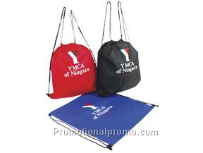 Drawstring tote/back pack non-woven - polypropylene