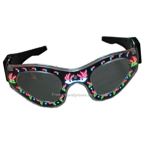 EL Blinking Spectacle Glasses