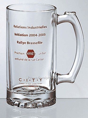 F-0500 Glass Beer Stein 500 ml / 17.5 oz