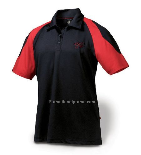 FERST-DRY39200CRUISER POLO WITH CONTRASTING SHOULDER PANELS - WOMEN