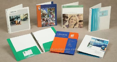 Film Laminated Three-Ring Binders - 4 Color