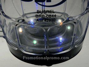 Flashing lights acrylic beer mug 17 oz