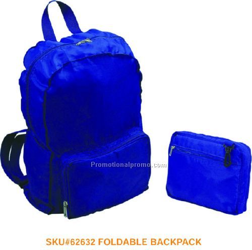 Foldable backpack