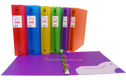 Frosted Poly Binder with Inside Pocket