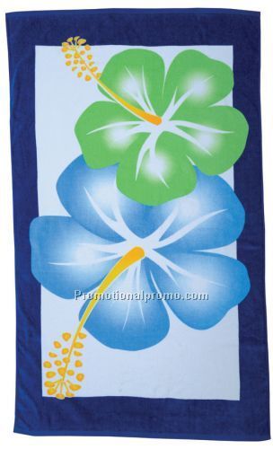 Hibiscus Collection Beach Towels - Large Flowers