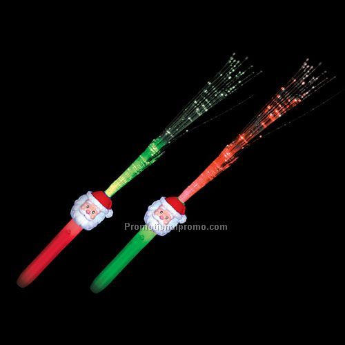 LED Fiber Optic Wand - Santa