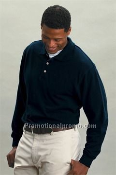 LONG SLEEVE ENTERPRISE PIQUE POLO