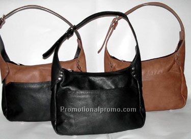 Ladies Shoulder Bag / Top & Front Zippered Section