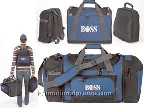 Large 3 in 1 sports bag - 600D polyester/pvc