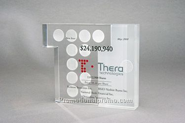 Logo Shape Tombstone - 5 x 6 x 1