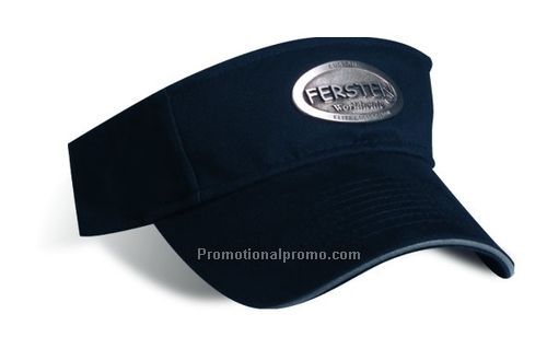 Low Rise, Heavyweight Brushed Cotton Twill Visor, Contrasting 3M Refl ective Sandwich Peak