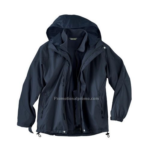 MEN'S 3-IN-1 TECHNO PERFORMANCE SEAM SEALED HOODED JACKET