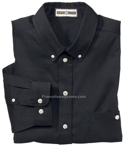Button Down Shirt. brButton-down collar and left