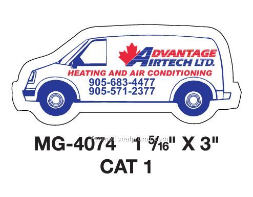 Magnet Stock Shape Van
