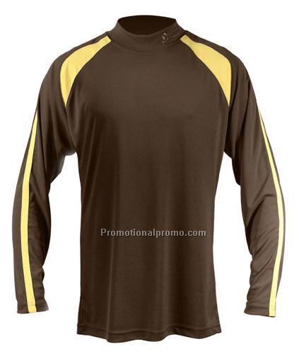 Men's Chitosante L/S Mock Neck with Contrast panels