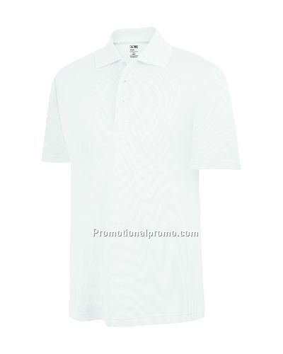 Men's Climalite Tech Solid Jersey Polo - White