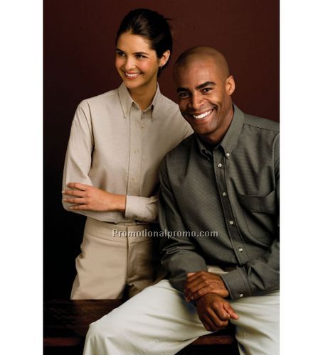 Men's S/S two Pocket Double-Dyed Oxford