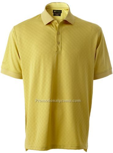Mens Mini Checkered Tone-on-Tone Golf Shirt
