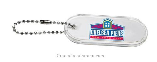 Mini Luggage Tag - Ball & Chain Attached
