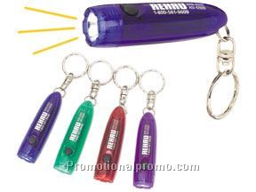 Mini flashlight key ring