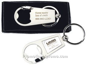 Mirrored carabiner key tag