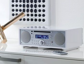 Music System Digital AM/FM/CD Music System - Piano White/Silver