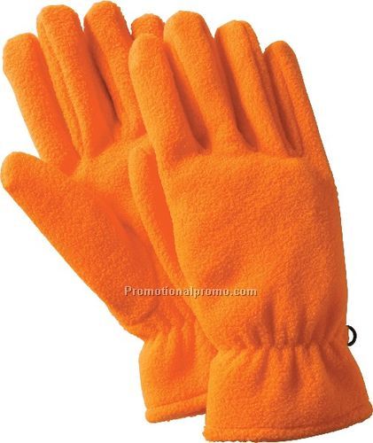 NEW HI-VIZ POLYESTER FLEECE GLOVES