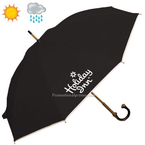 NON WOVEN EXECUTIVE UMBRELLA WITH BAMBOO SHAFT