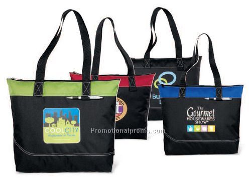 Network Zippered Tote