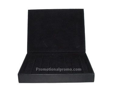 New! Pen Box Valtet Lined/8 Pens/StoneWash Cowhide