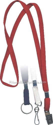 Non Printed Lanyard - 3/8