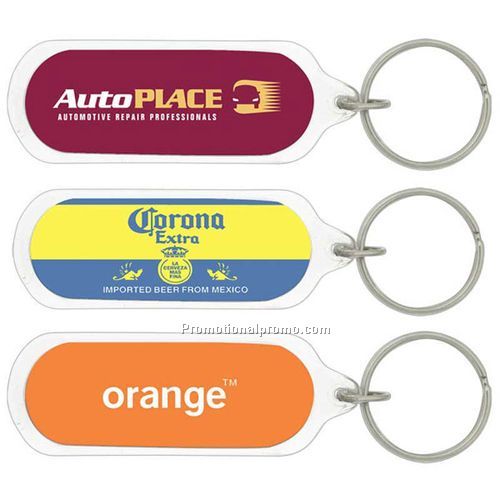 Oval Acrylic Key Chain 41020/B>