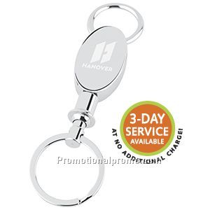 Oval Valet Key Tag