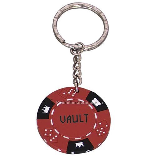 POKER CHIP KEY RING