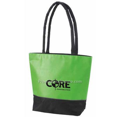 PVC Tote Bag - Green/Printed