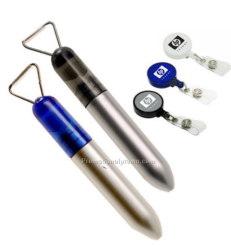 Pen For Badge Holder - Black/Blue