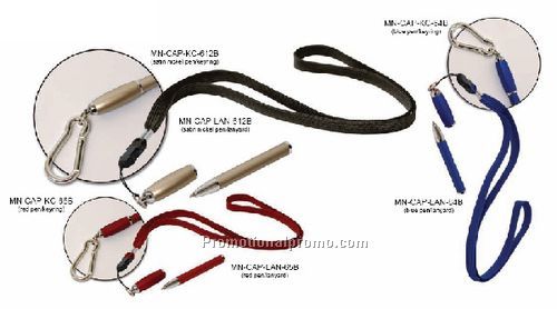 Pen w/Landyard - Red