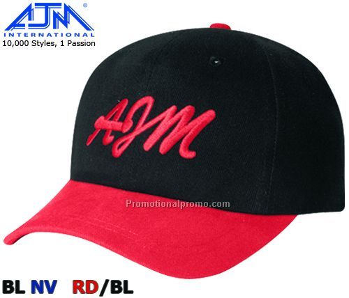 Pro-Image Style. Heavyweight Brushed Cotton Drill, 6 Panel Caps